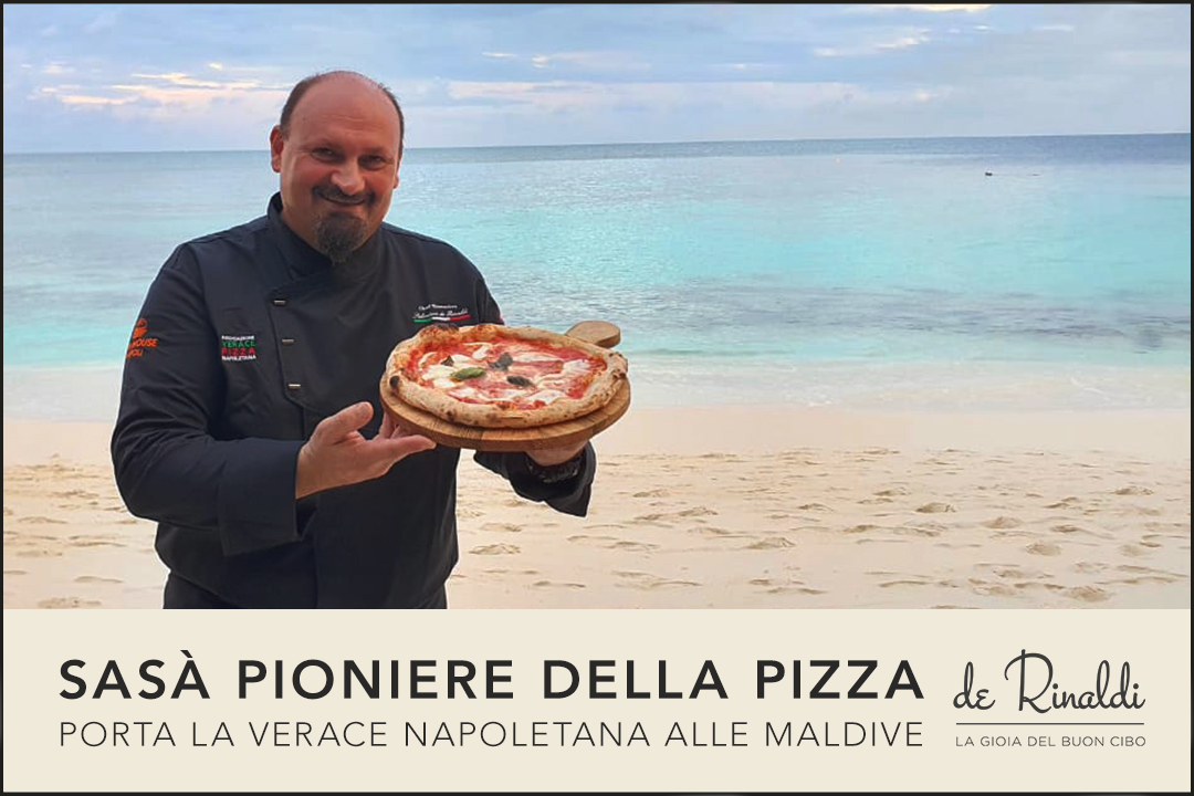 Salvatore de Rinaldi porta la pizza verace napoletana alle Maldive