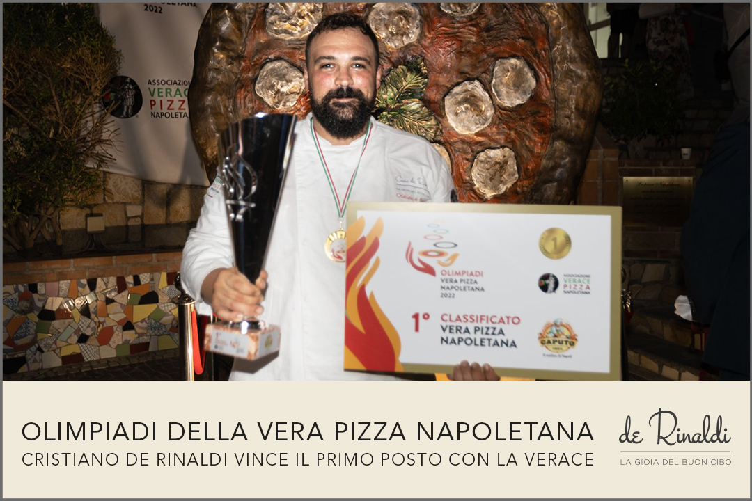 Cristiano de Rinaldi trionfa alle Olimpiadi della Vera Pizza Napoletana
