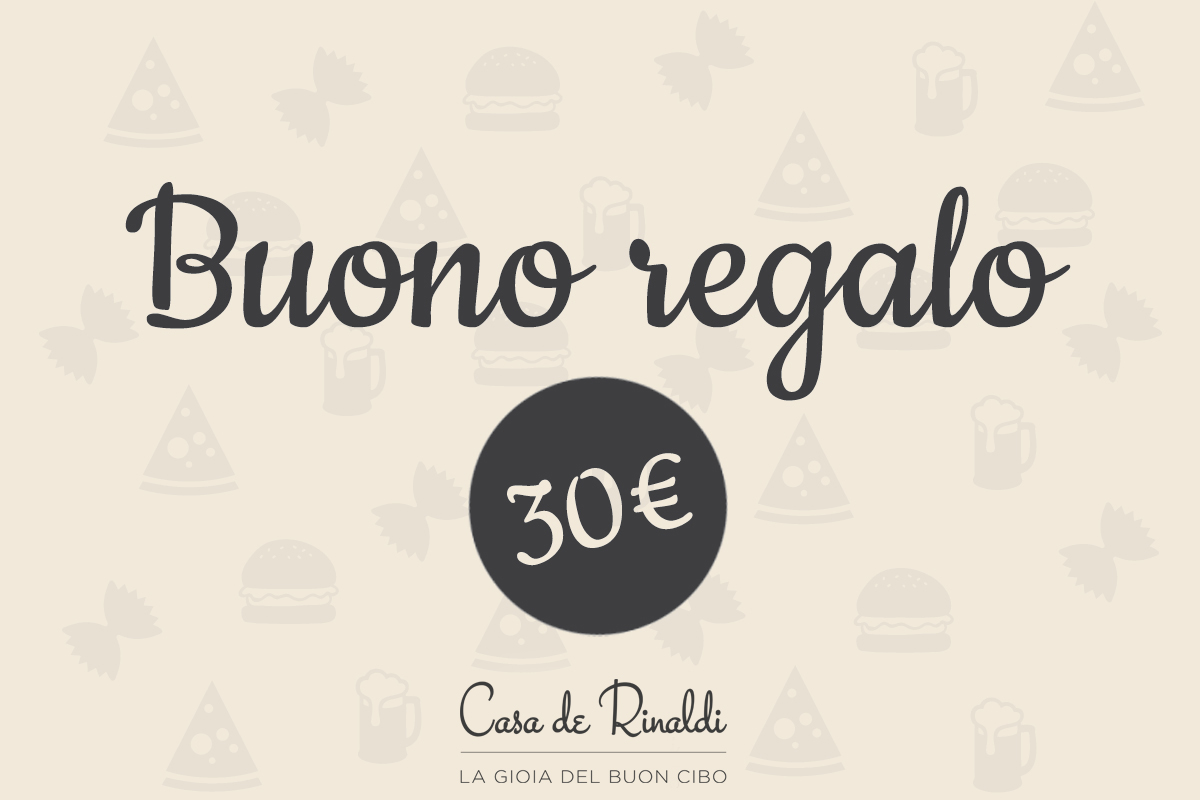 Cena regalo 30