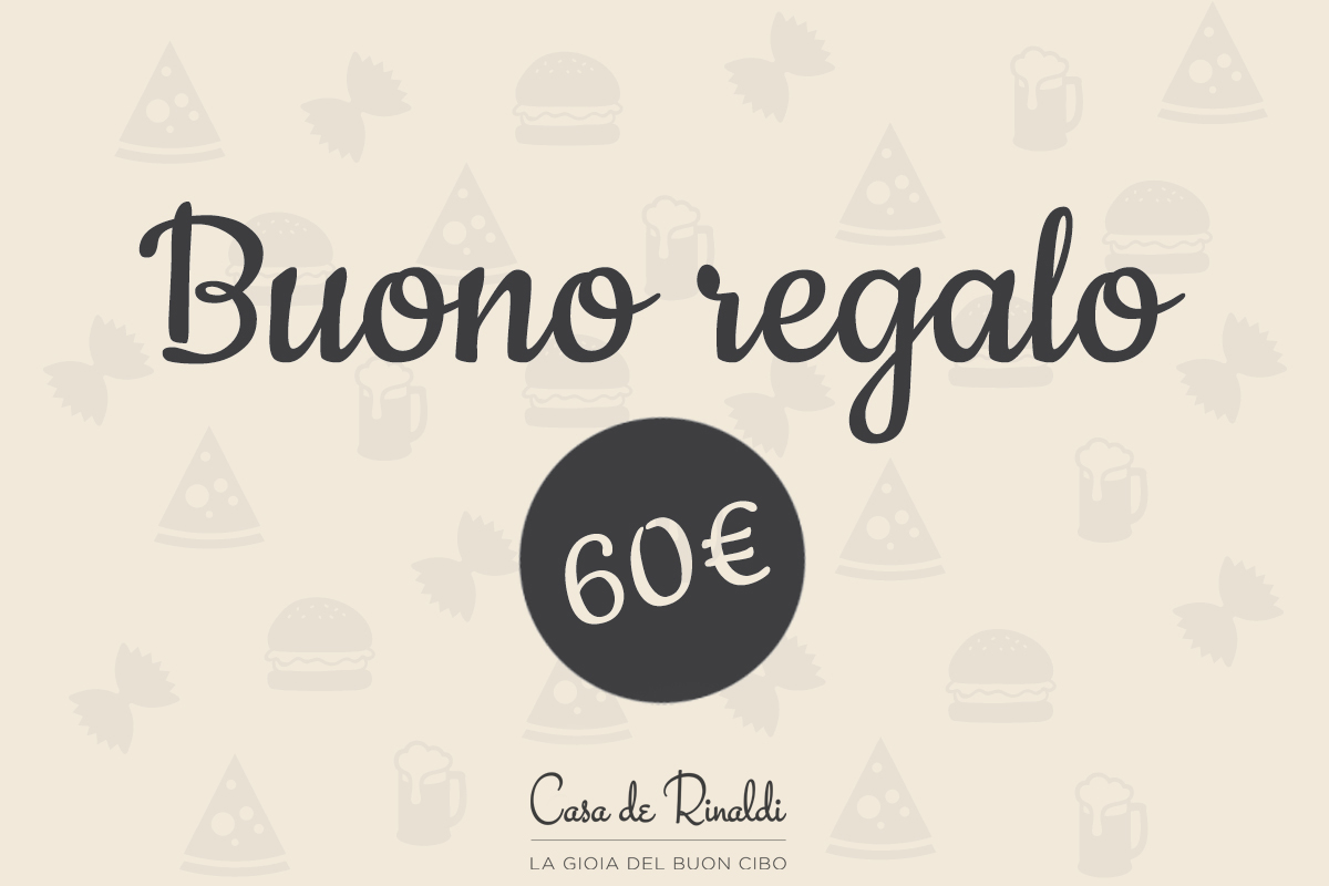 Cena regalo 60